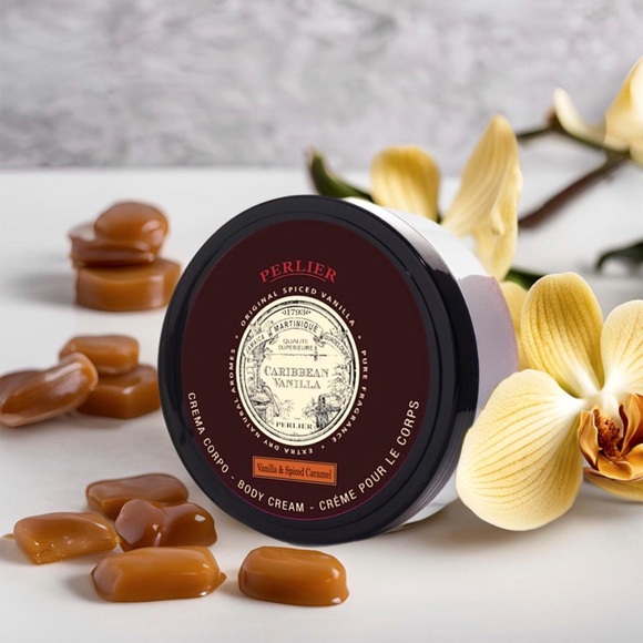 Perlier Caribbean Vanilla & Spiced Caramel Body Cream - SEALED 6.7oz - Picture 3 of 15